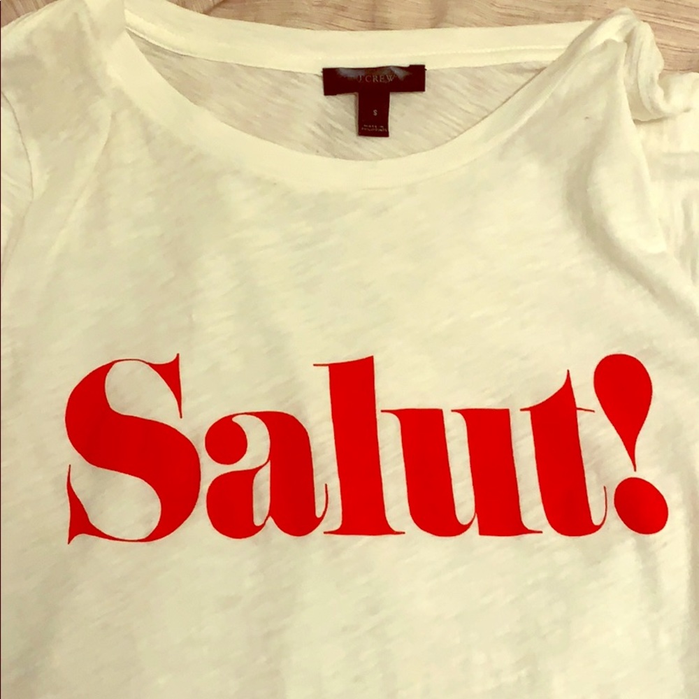 J. Crew Salut! Graphic tee